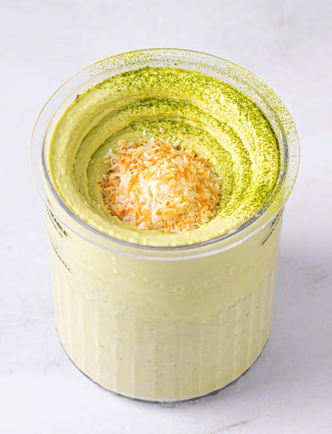 Frozen Joghurt Matcha-Kokos