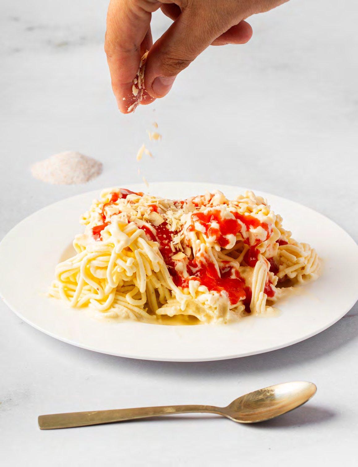 Spaghetti Protein Eis